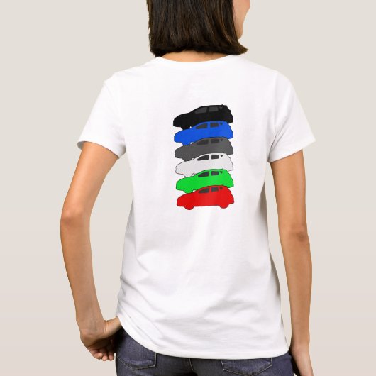 iM der weiße T - Shirt der Enthusiast-Frauen (Rückseite)