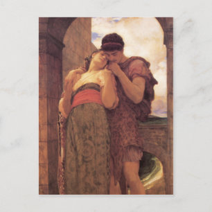 Im Detail eingeweiht - Lord Frederick Leighton Postkarte