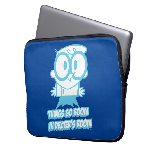 Im Dexter-Saal wird alles boomen Laptopschutzhülle (Vorderseite Links)
