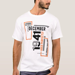 Im Dezember 1941 waren die 80. Geburtstagslegenden T-Shirt