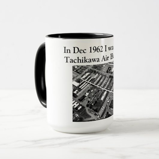 Im Dezember 1962 ich war an Tachikawa-Flughafen Tasse (Vorderseite Links)