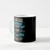 Im Dezember 1980 waren 43 Legenden Geboren Kaffeetasse (Vorderseite Links)