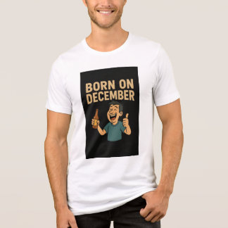 Im Dezember geboren – Vintage Lustig Tri-Blend Shirt