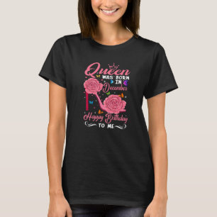 Im Dezember war die Königin Geboren, am Geburtstag T-Shirt