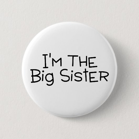 Im die große Schwester Button (Vorderseite)