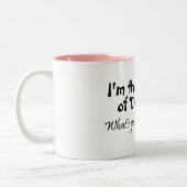 Im die Mutter der Dreiergruppen, was Ihr Zweifarbige Tasse (Links)