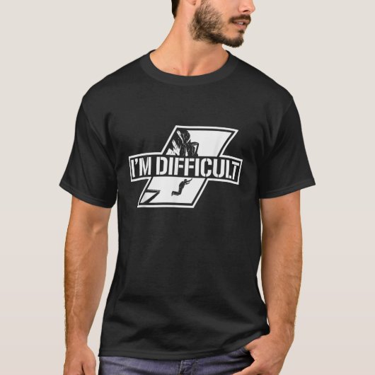 I'm Difficult Base Jumping Parachute Thrill Seeker T-Shirt (Vorderseite)