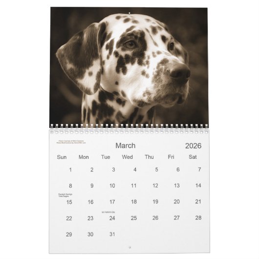 Im Dog House Fun Lover Datum Kalender (Mär 2026)