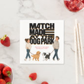 Im Dog Park getroffen Serviette (Beispiel)