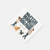 Im Dog Park getroffen Serviette (Ecke)