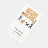 Im Dog Park getroffen Serviette (Ecke)