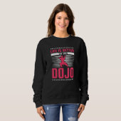 Im Dojo Karate ist das Leben besser Sweatshirt (Vorne ganz)