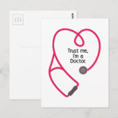 Im Doktor Postkarte (Vorne/Hinten)