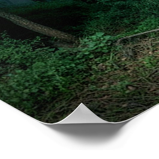 "I'm Done with Humans" Dark Woods Poster Print (Ecke)