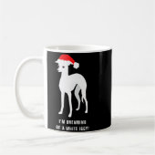 Im Dreaming Of A White Iggy Christmas Kaffeetasse (Links)