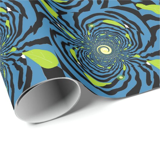 Im Dschungel Dimensionen Design Geschenkpapier (Rolleneckpunkt)