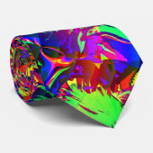 Im Dschungel, im Mächtigen Dschungel, modern abstr Krawatte (Gerollt)