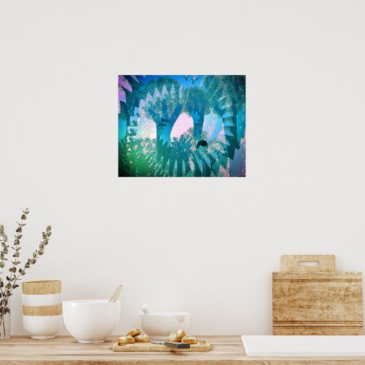 Im Dschungel-Poster Poster (Küche)