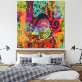 Im Dschungel verloren Leinwanddruck (Insitu (Schlafzimmer))