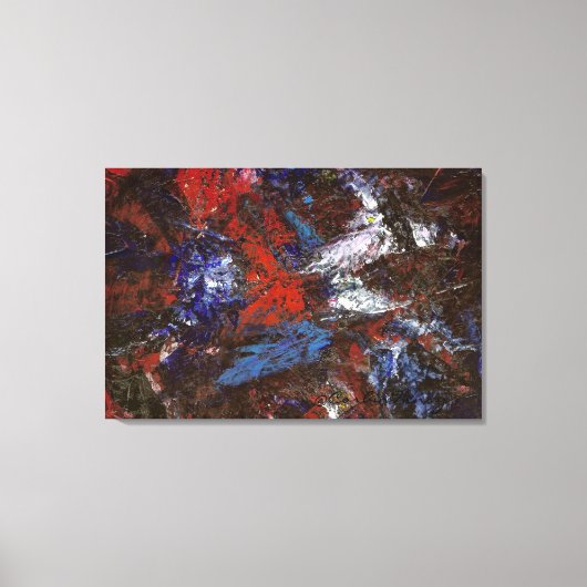 Im Dunkeln Abstrakt Leinwanddruck (Vorderseite)