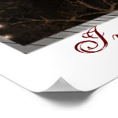 Im Dunkeln der Nachtserie - Fantasy Print Poster (Ecke)