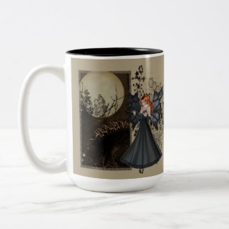Im Dunkeln der Nachtserie Zweifarbige Tasse
