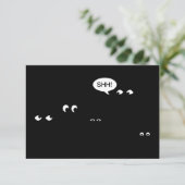 Im Dunkeln gewartet: Überraschung Party! Einladung (Stehend Vorderseite)