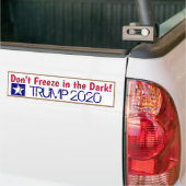 Im Dunkeln nicht einfrieren Autoaufkleber (Auf Lkw)