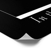 Im Dunkeln Poster (Ecke)