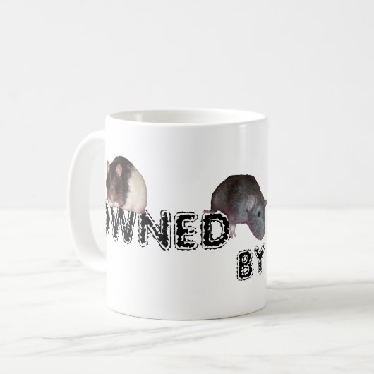 im Eigentum von Ratten Tasse (Vorderseite Links)