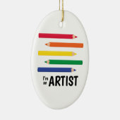 Im ein Künstler Keramikornament (Rechts)
