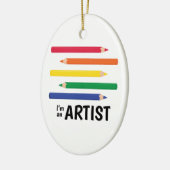 Im ein Künstler Keramikornament (Links)