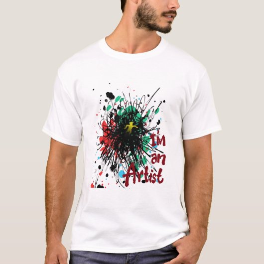 im ein Künstler T-Shirt (Vorderseite)