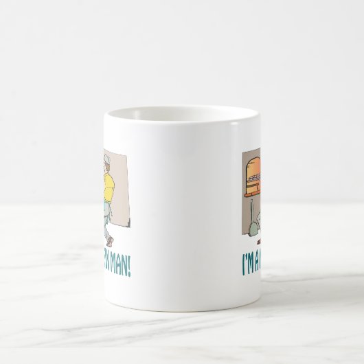 Im ein Muffin-Mann Kaffeetasse (Mittel)