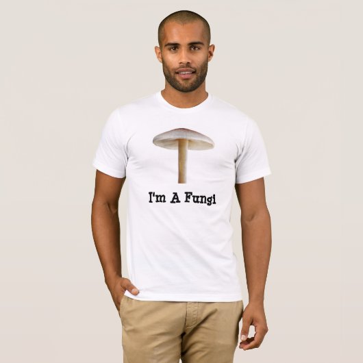 Im ein Pilz-lustiges Pilz-T-Shirt T-Shirt (Vorne ganz)