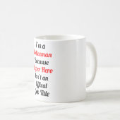 Im ein Polizist Kaffeetasse (VorderseiteRechts)