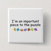 Im ein wichtiges Puzzleteil Button (Vorderseite)