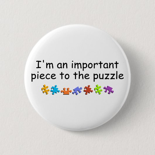 Im ein wichtiges Puzzleteil Button (Vorderseite)