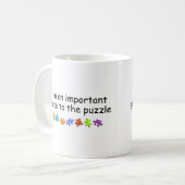 Im ein wichtiges Puzzleteil Kaffeetasse (Vorderseite Links)