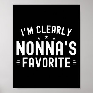 Im eindeutig Nonnas Lieblings-Großkinder-Familien Poster