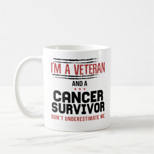 Im eine Veteranen-Krebs-Überlebend-Kaffee-Tasse Kaffeetasse