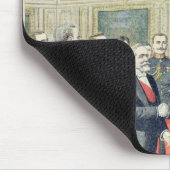 Im Elysée Palast die zeremonielle Übertragung Mousepad (Ecke)