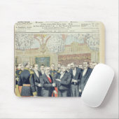 Im Elysée Palast die zeremonielle Übertragung Mousepad (Mit Mouse)