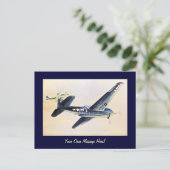 Im Endanflug Postkarte (Stehend Vorderseite)