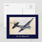 Im Endanflug Postkarte (Vorne/Hinten)