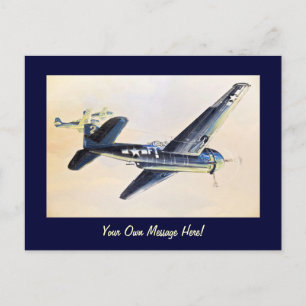 Im Endanflug Postkarte