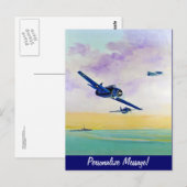 Im Endanflug Postkarte (Vorne/Hinten)
