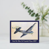 Im Endanflug Postkarte (Stehend Vorderseite)