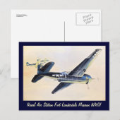 Im Endanflug Postkarte (Vorne/Hinten)