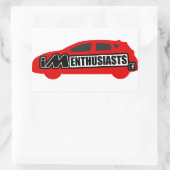 iM Enthusiasten Sticker (Tasche)